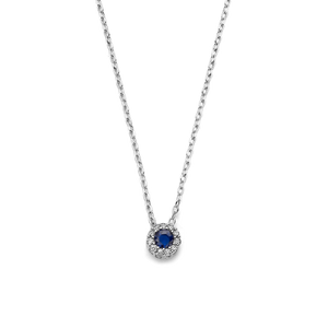 Kette mit blauem Stein