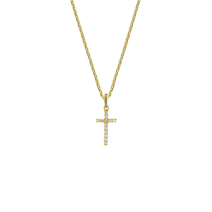 Goldkette mit Kreuz