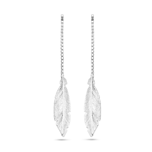 Silber-Durchzieh-Ohrringe