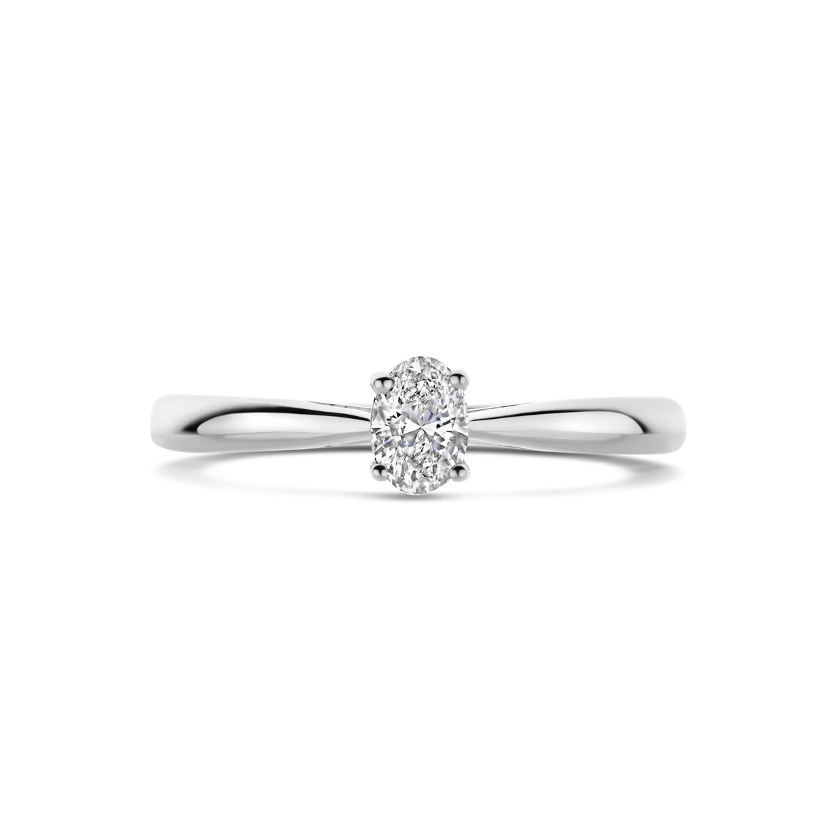 Ring Labordiamant 0.25ct H SI 14K Weißgold