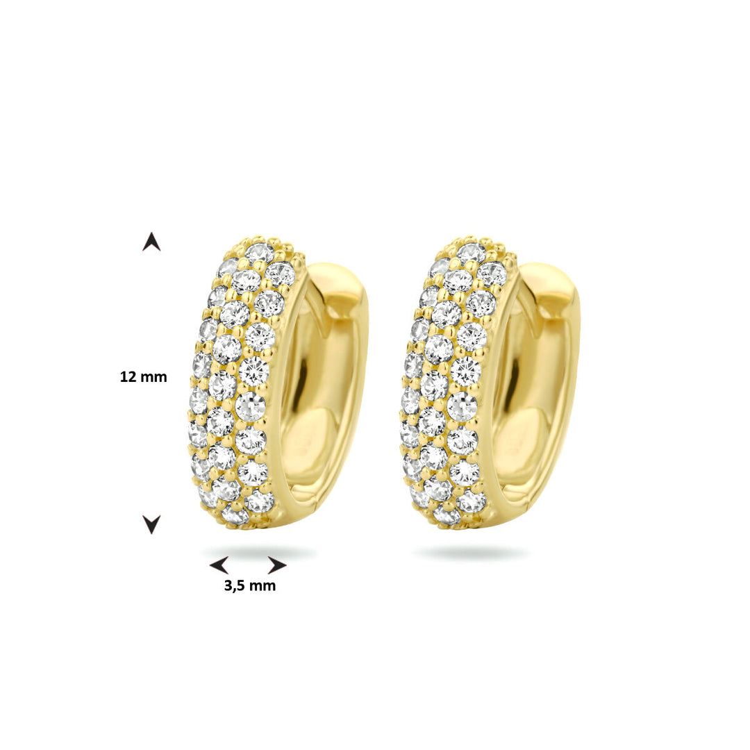 Ohrhänger Zirkonia 14K Gelbgold