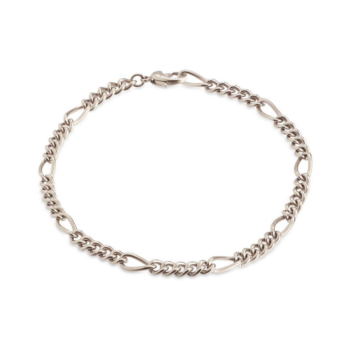 Titan-Armband mit glänzenden Gliedern und einem sicheren Verschluss