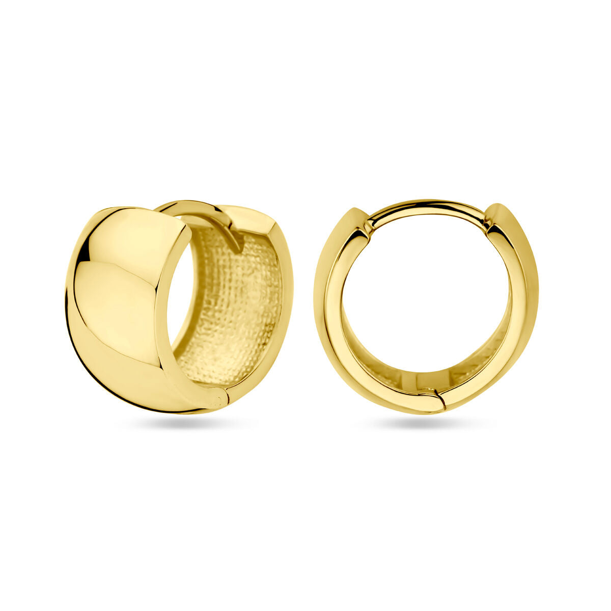 Creolen 15 mm 14K Gelbgold