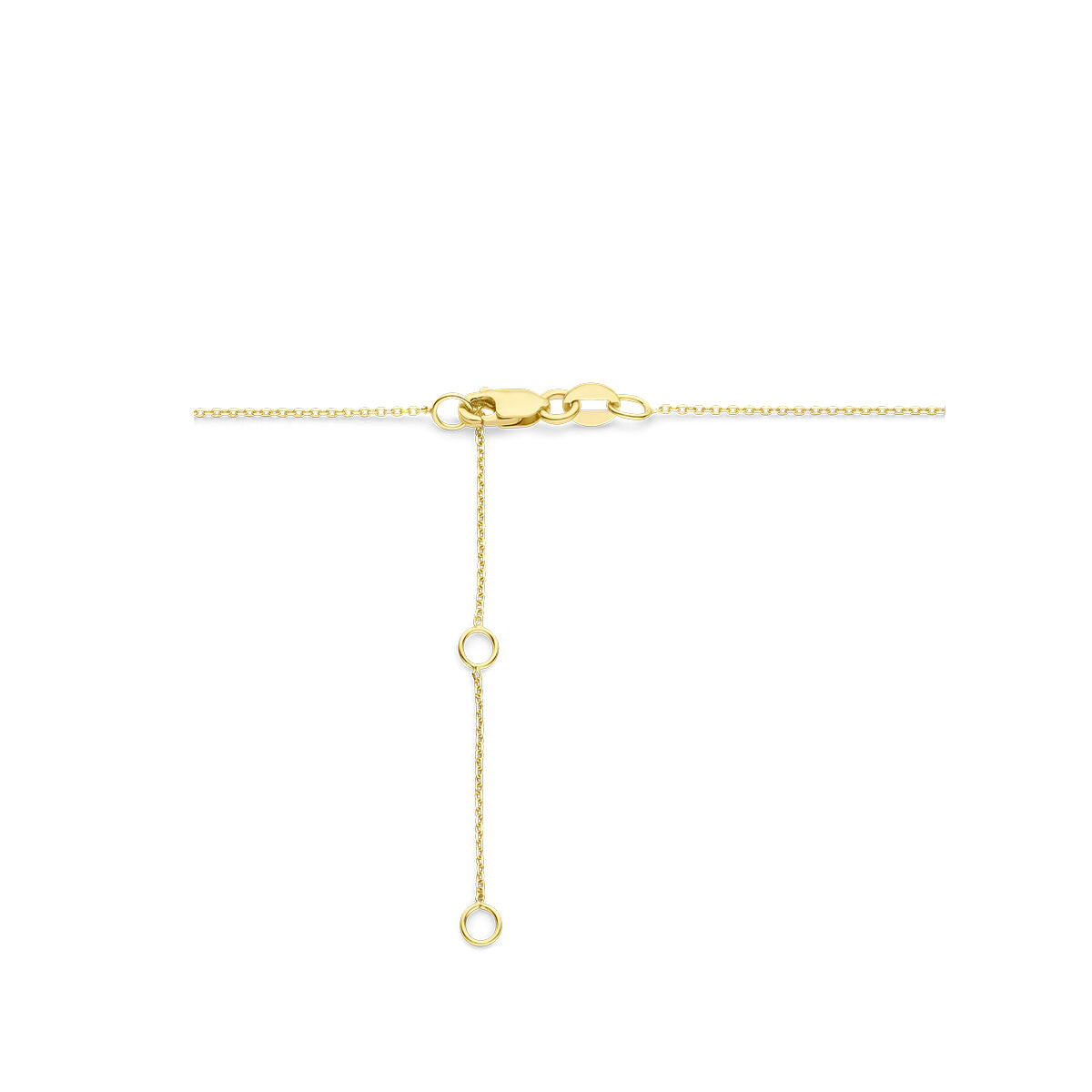 Gold Damenhalskette Herz Diamant 18K