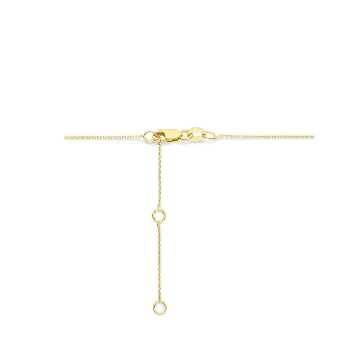 Gold Damenhalskette Herz Diamant 18K