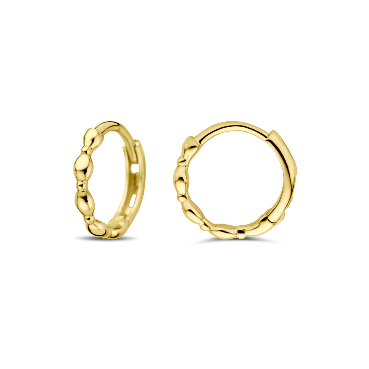 Klappcreolen 10 mm 14K Gelbgold