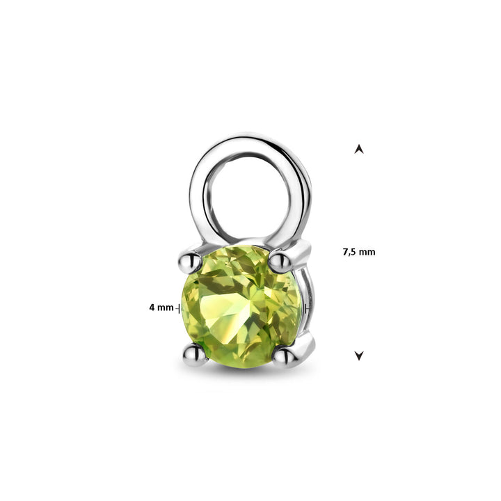 Ohrring-Anhänger Peridot pro Stück 14K Gelbgold