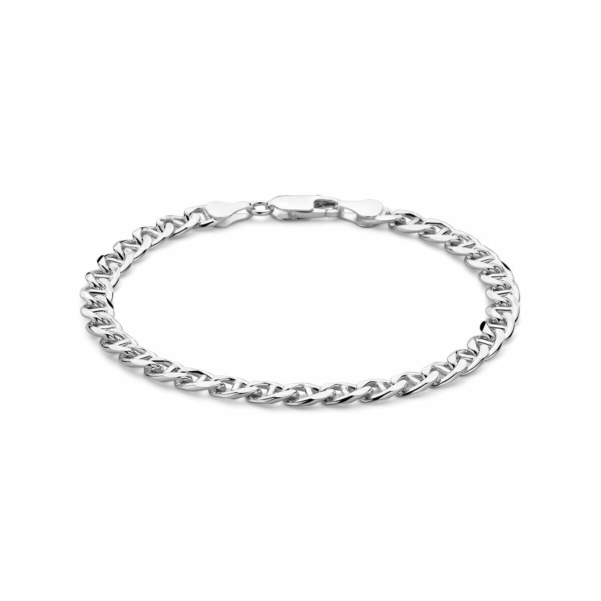 Armband aus Silber mit Ankerdesign, 5,8 mm breit und 21 cm lang