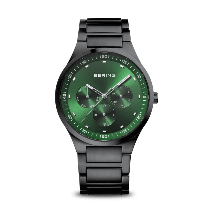 Bering Herrenuhr mit grünem Zifferblatt – 11740-728
