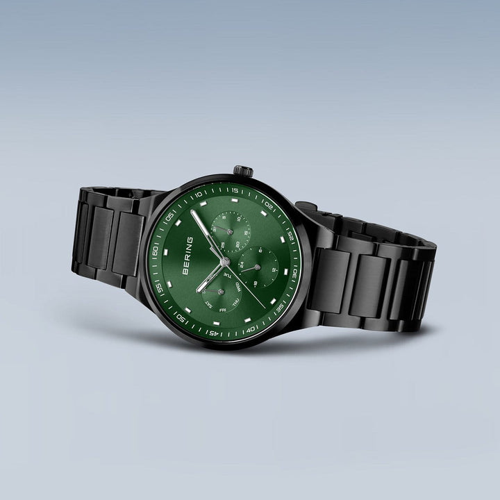 Bering Herrenuhr mit grünem Zifferblatt – 11740-728