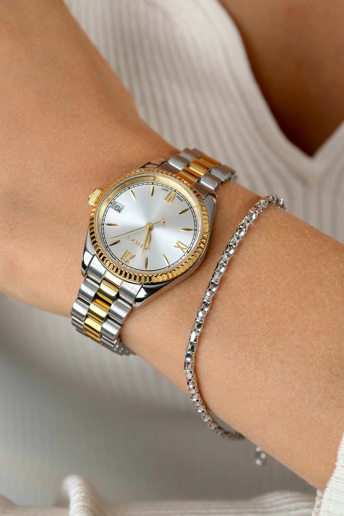 Zinzi Goldfarbene Stahluhr ZIW2233