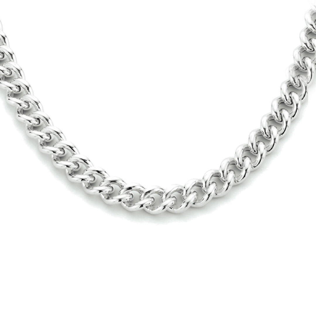 Gourmette 5,4 mm Silber rhodiniert