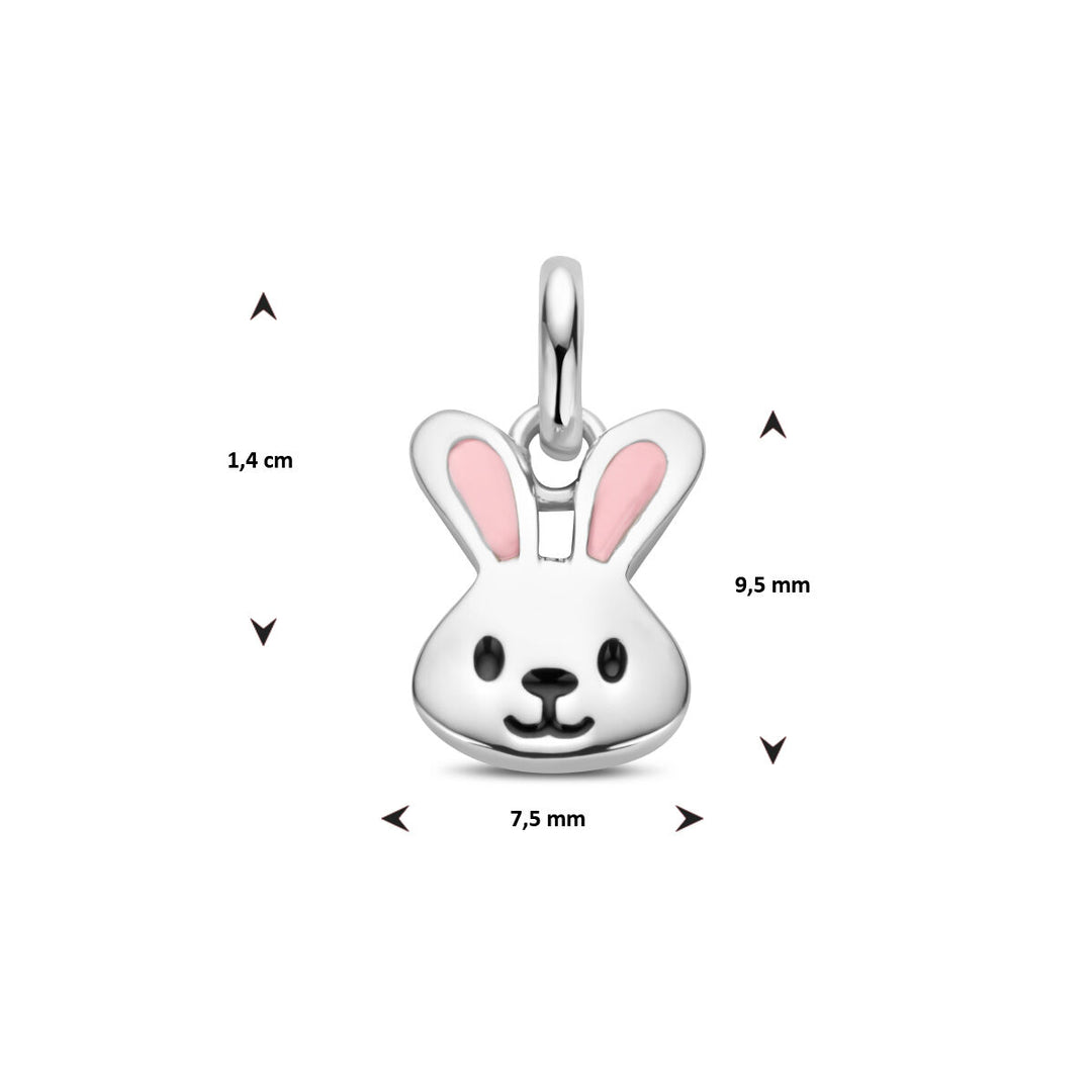 Anhänger Hase Silber rhodiniert