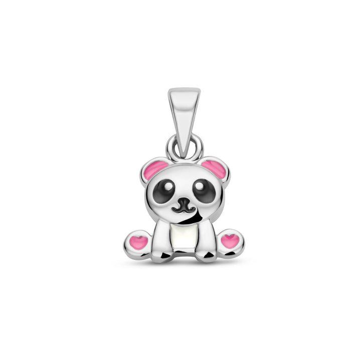 Anhänger Panda Silber rhodiniert