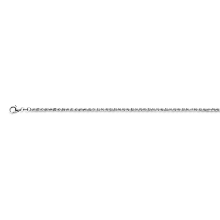Kordel massiv 2,7 mm Silber rhodiniert