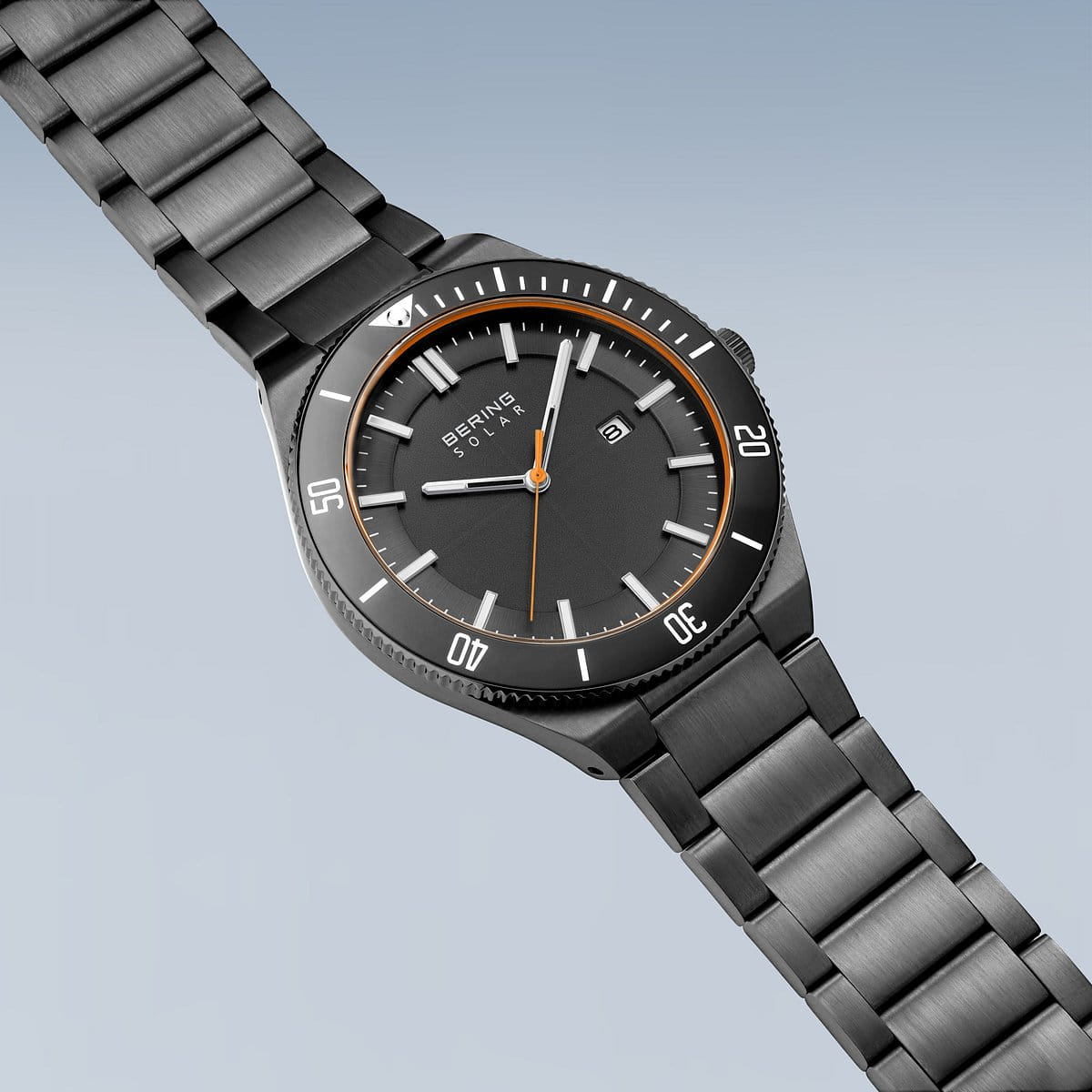 Bering Herrenuhr graues Zifferblatt - 14443-779