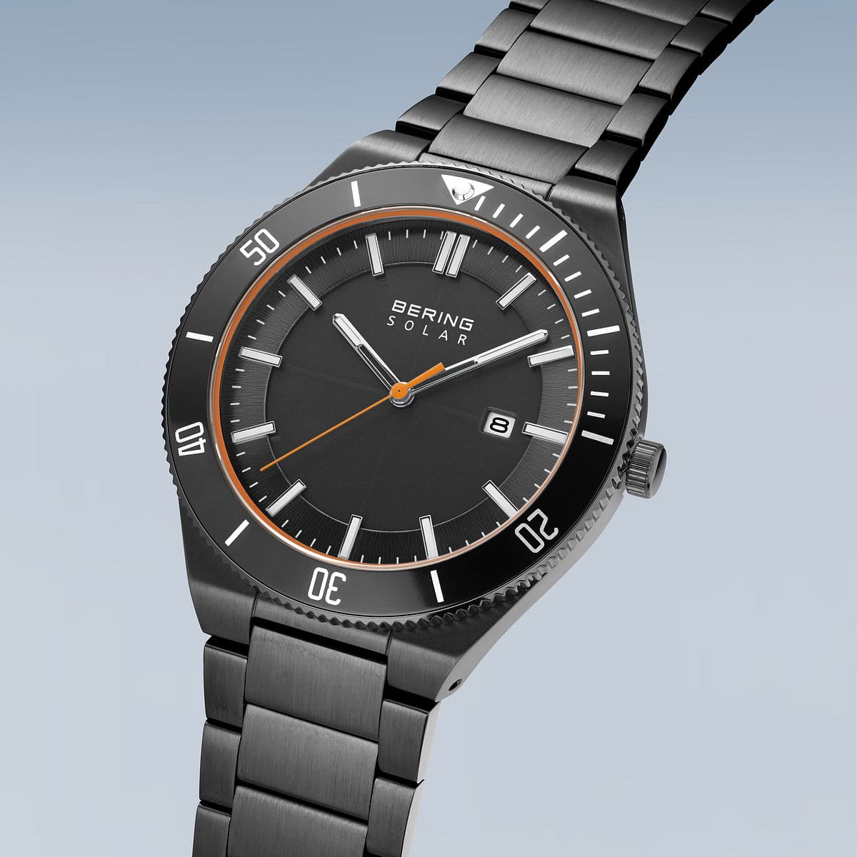 Bering Herrenuhr graues Zifferblatt - 14443-779