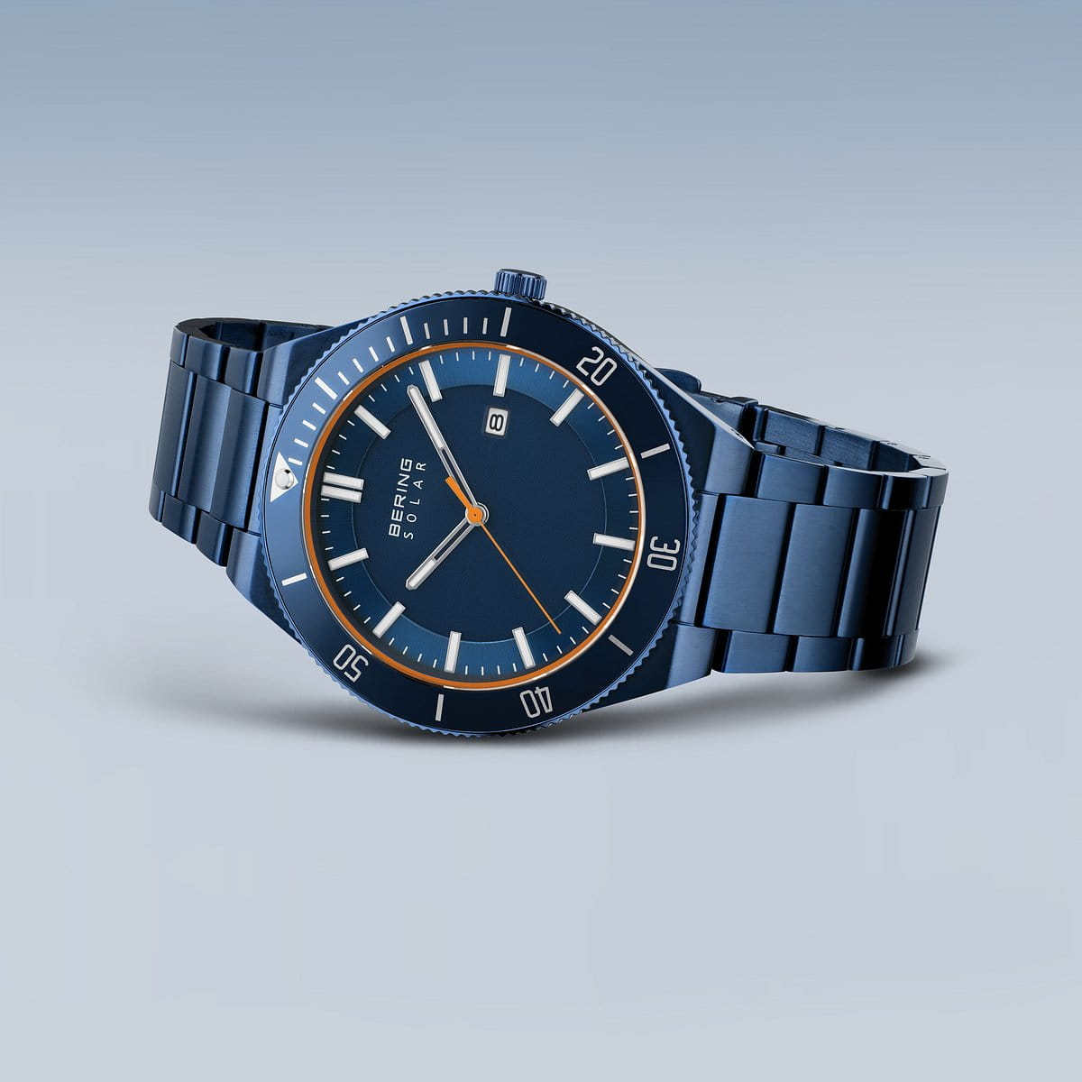 Bering Herrenuhr blaues Zifferblatt - 14443-797