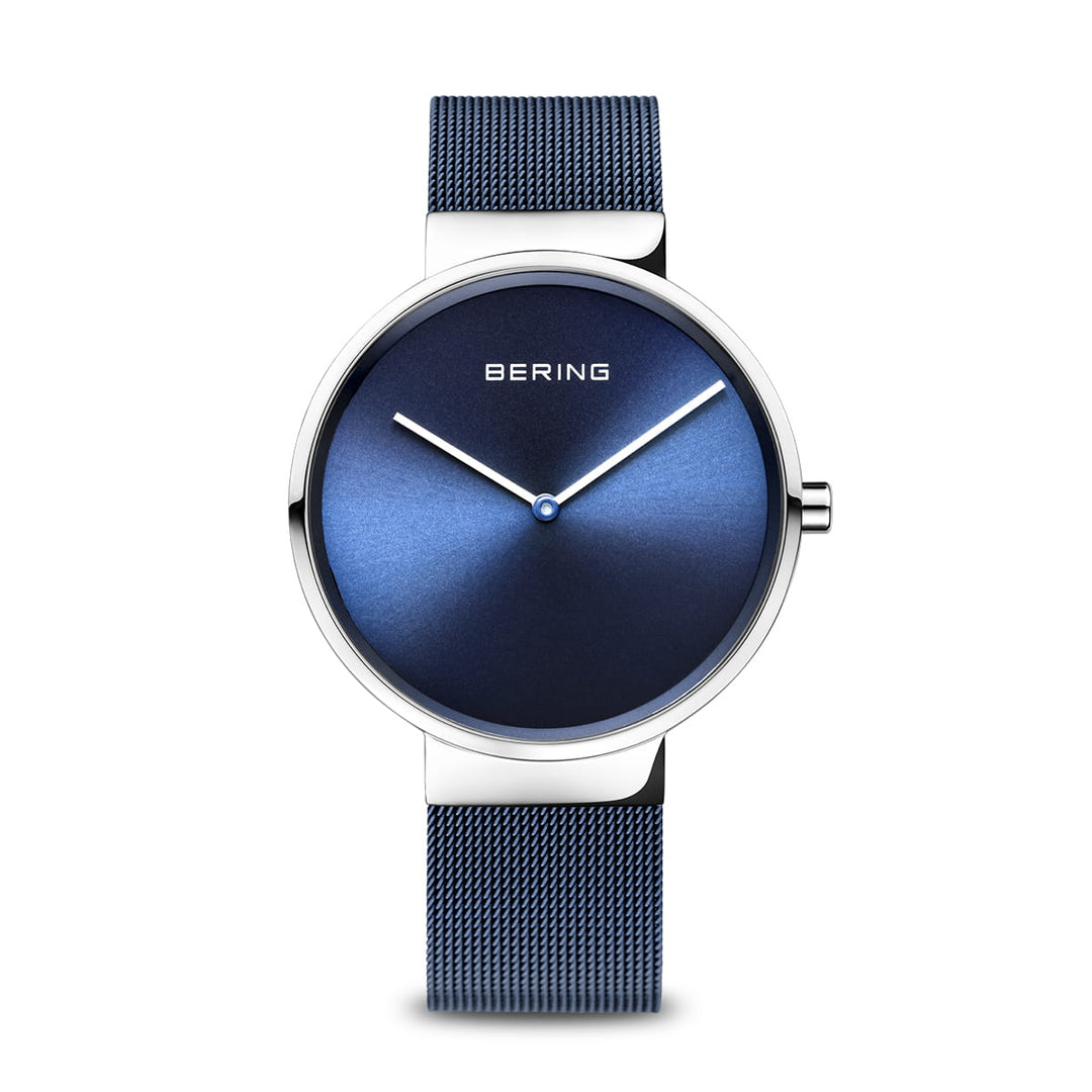 Bering Unisex-Uhr mit blauem Zifferblatt – 14539-307