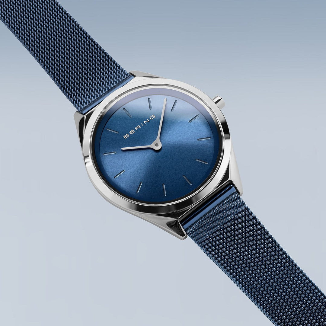 Bering Unisex-Uhr mit blauem Zifferblatt – 17031-307