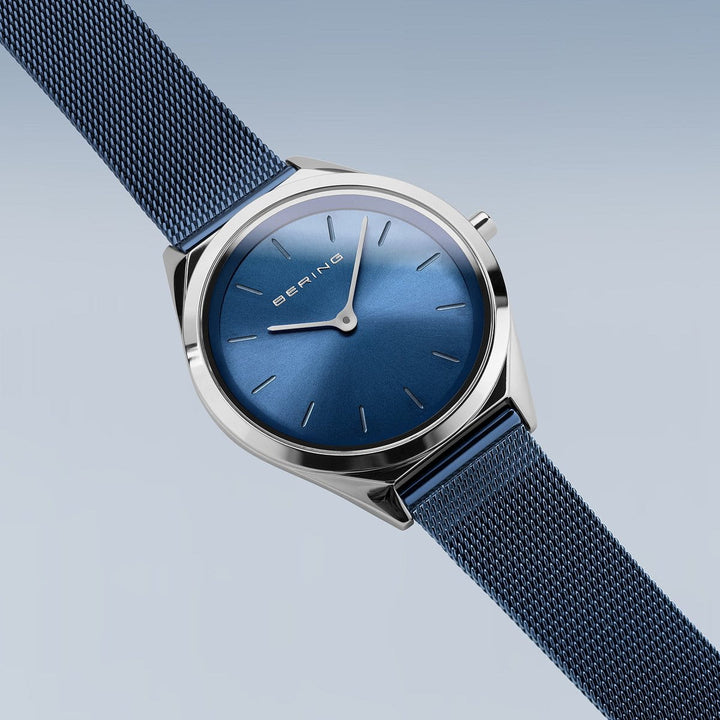 Bering Unisex-Uhr mit blauem Zifferblatt – 17031-307
