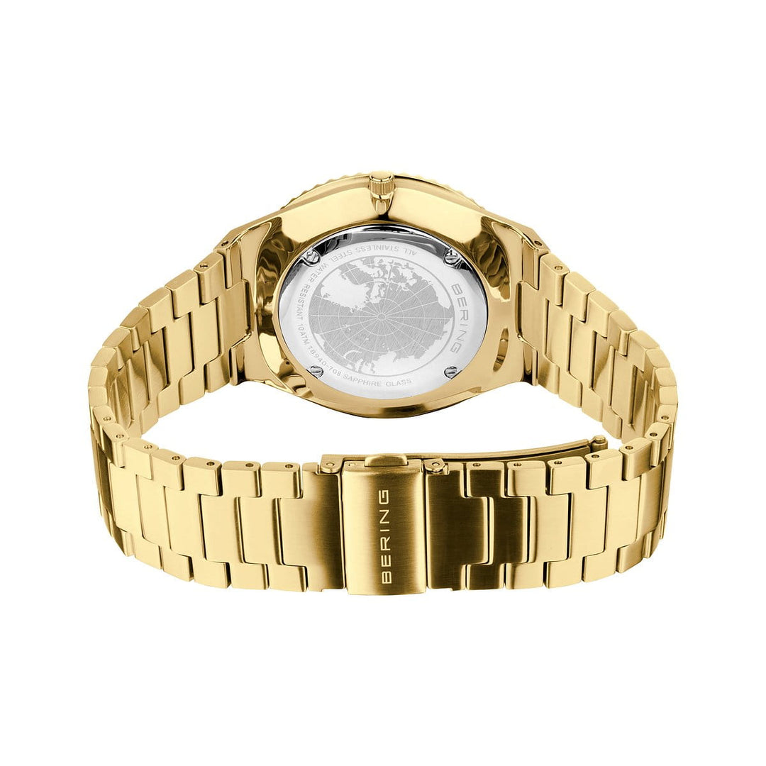 Bering Herrenuhr mit schwarzem Zifferblatt – 18940-732