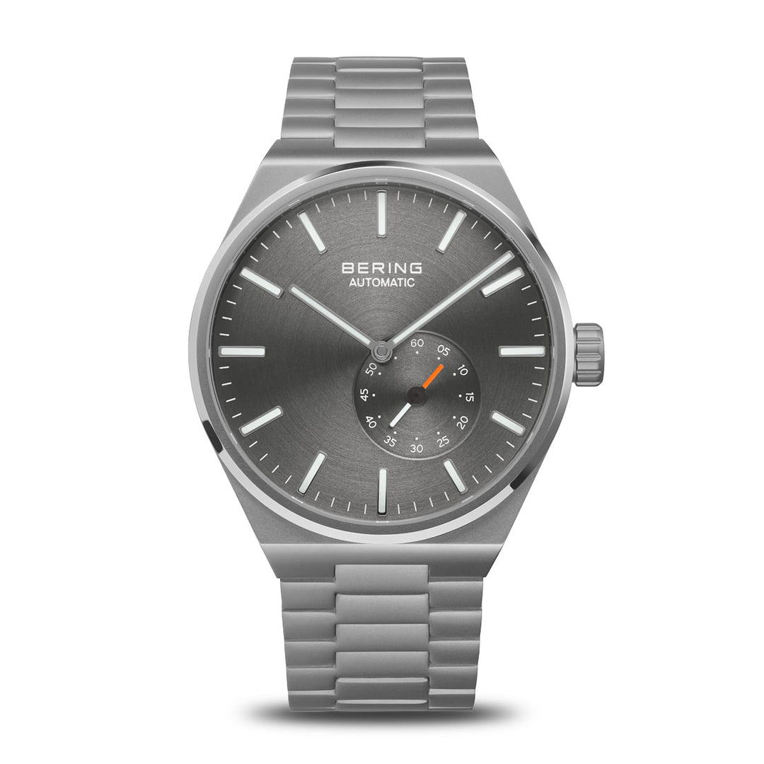 Bering Herrenuhr mit grauem Zifferblatt – 19441-777 