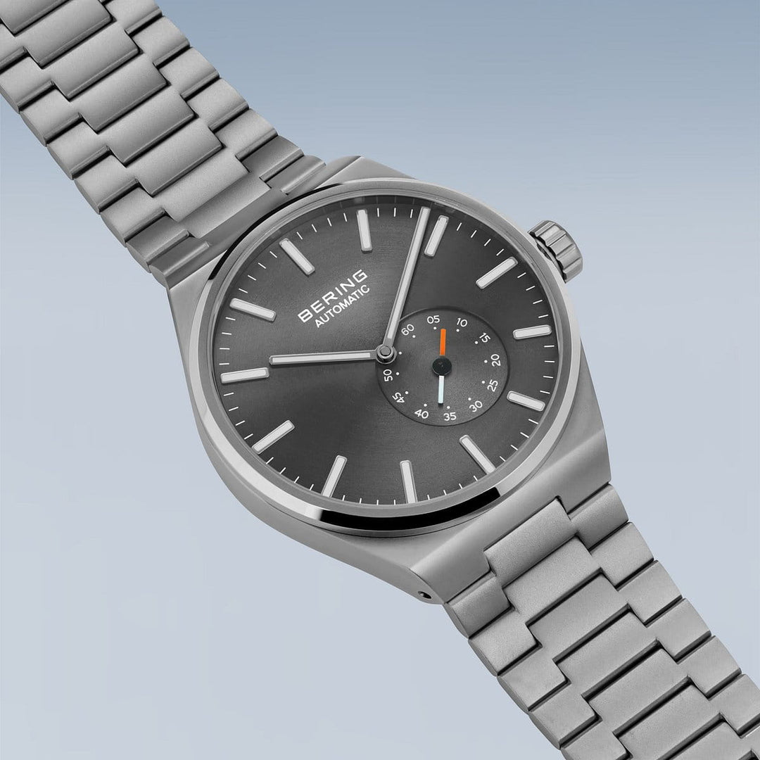 Bering Herrenuhr mit grauem Zifferblatt – 19441-777 