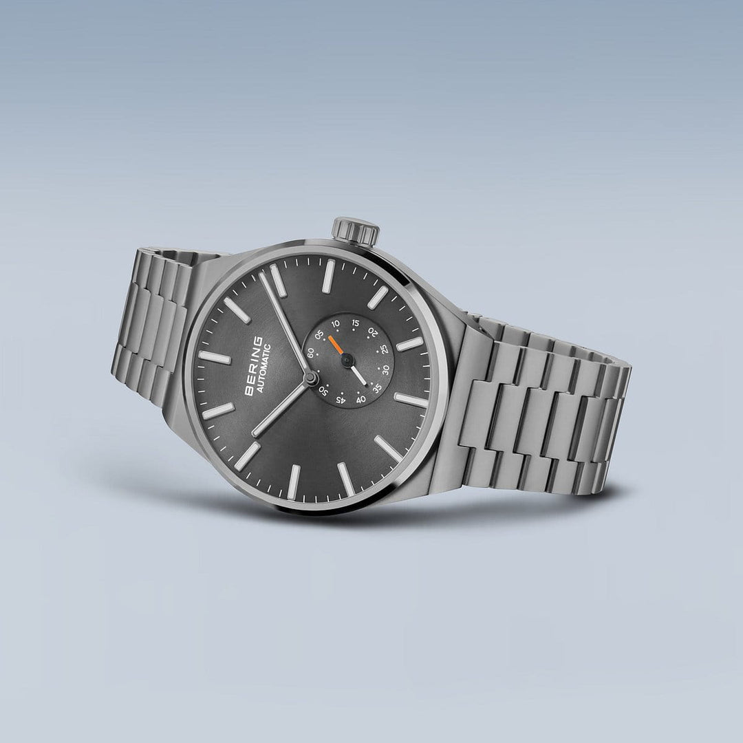 Bering Herrenuhr mit grauem Zifferblatt – 19441-777 