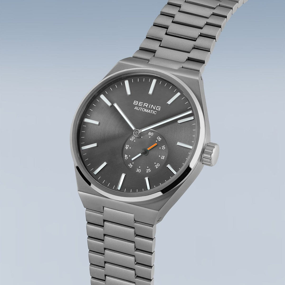 Bering Herrenuhr mit grauem Zifferblatt – 19441-777 