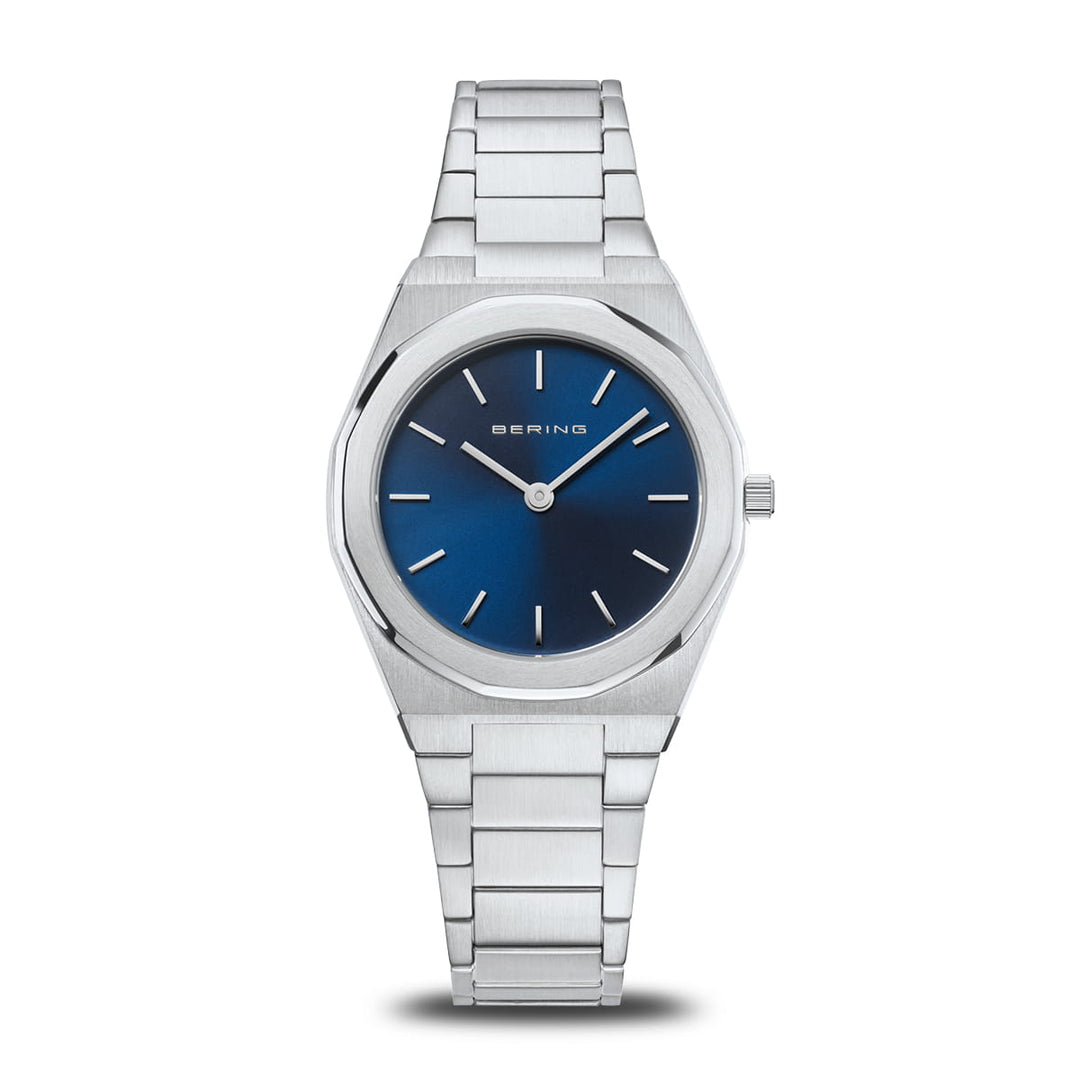 Bering Damenuhr mit blauem Zifferblatt – 19632-707