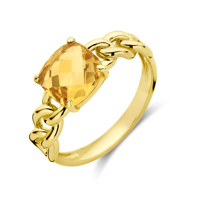 Ring Citrin 14K Gelbgold