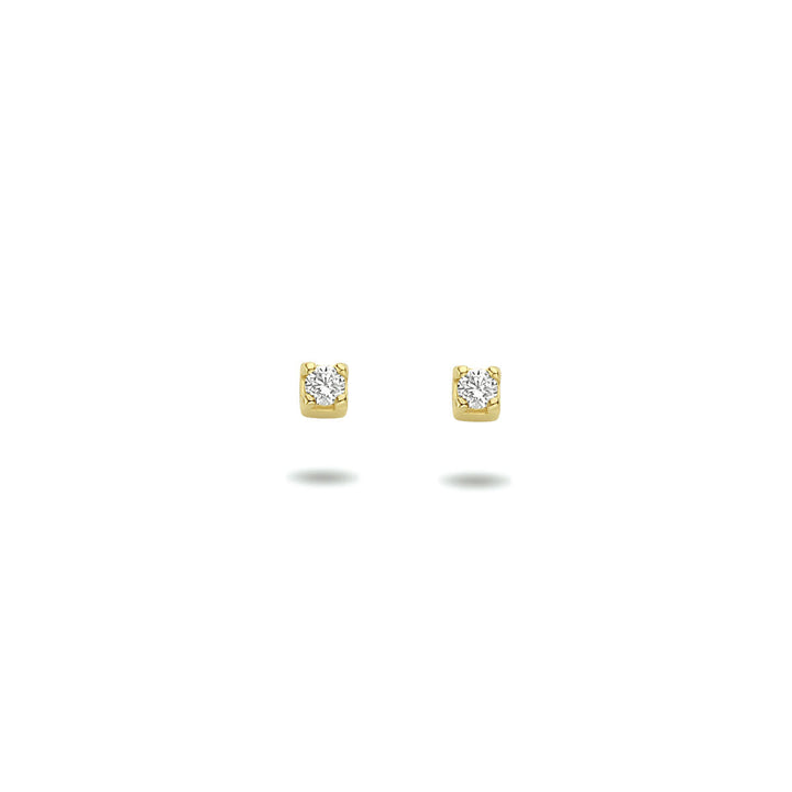 Ohrstecker Zirkonia 14K Gelbgold
