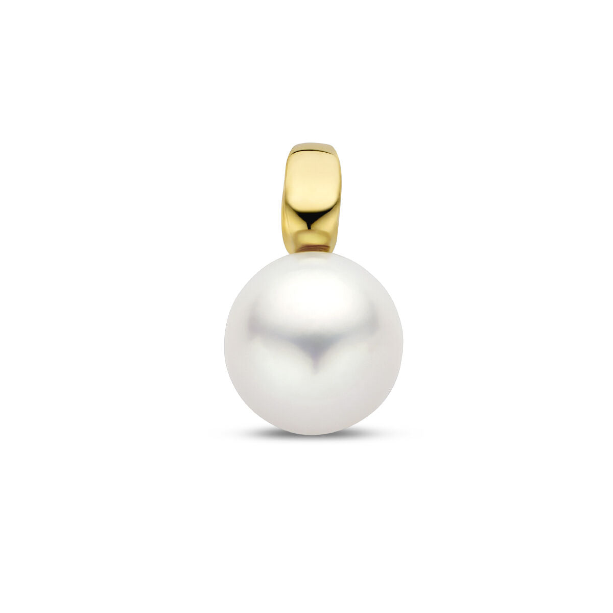 Hänger mit einer weißen Perle aus 14K Gelbgold