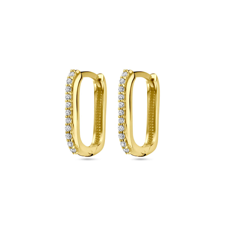 Ohrhänger Zirkonia 14K Gelbgold