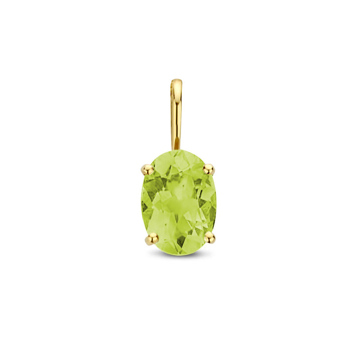 Anhänger Peridot 14K Gelbgold