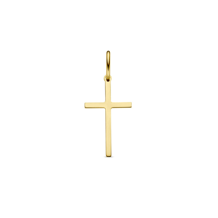 Anhänger Kreuz 14K Gelbgold