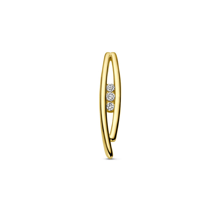 Anhänger Diamant 0,10 ct h SI 14K Gelbgold