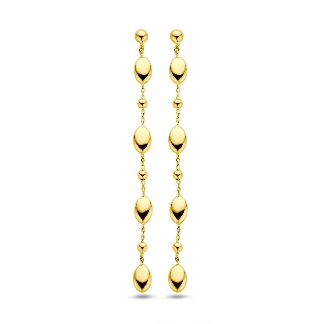 Ohrringe 14K Gelbgold