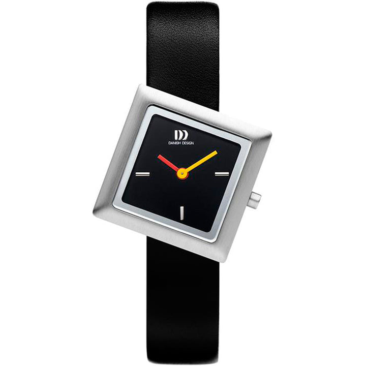 Dänische Design-Damenuhr mit schwarzem Zifferblatt – IV13Q1286