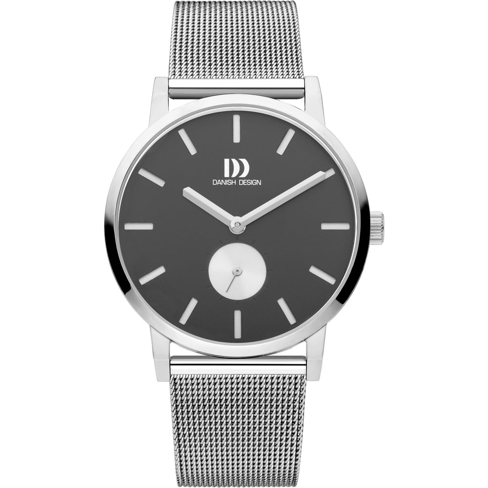 Dänische Design-Herrenuhr mit grauem Zifferblatt – IQ63Q1219