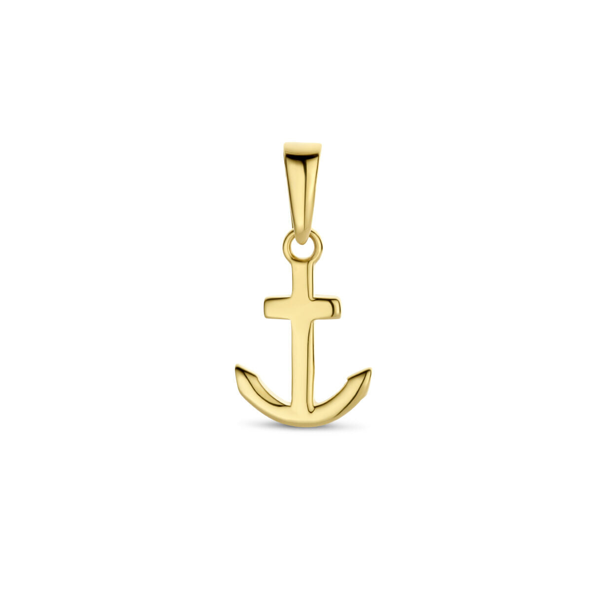 Hänger in Form eines Ankers aus 14K Gelbgold