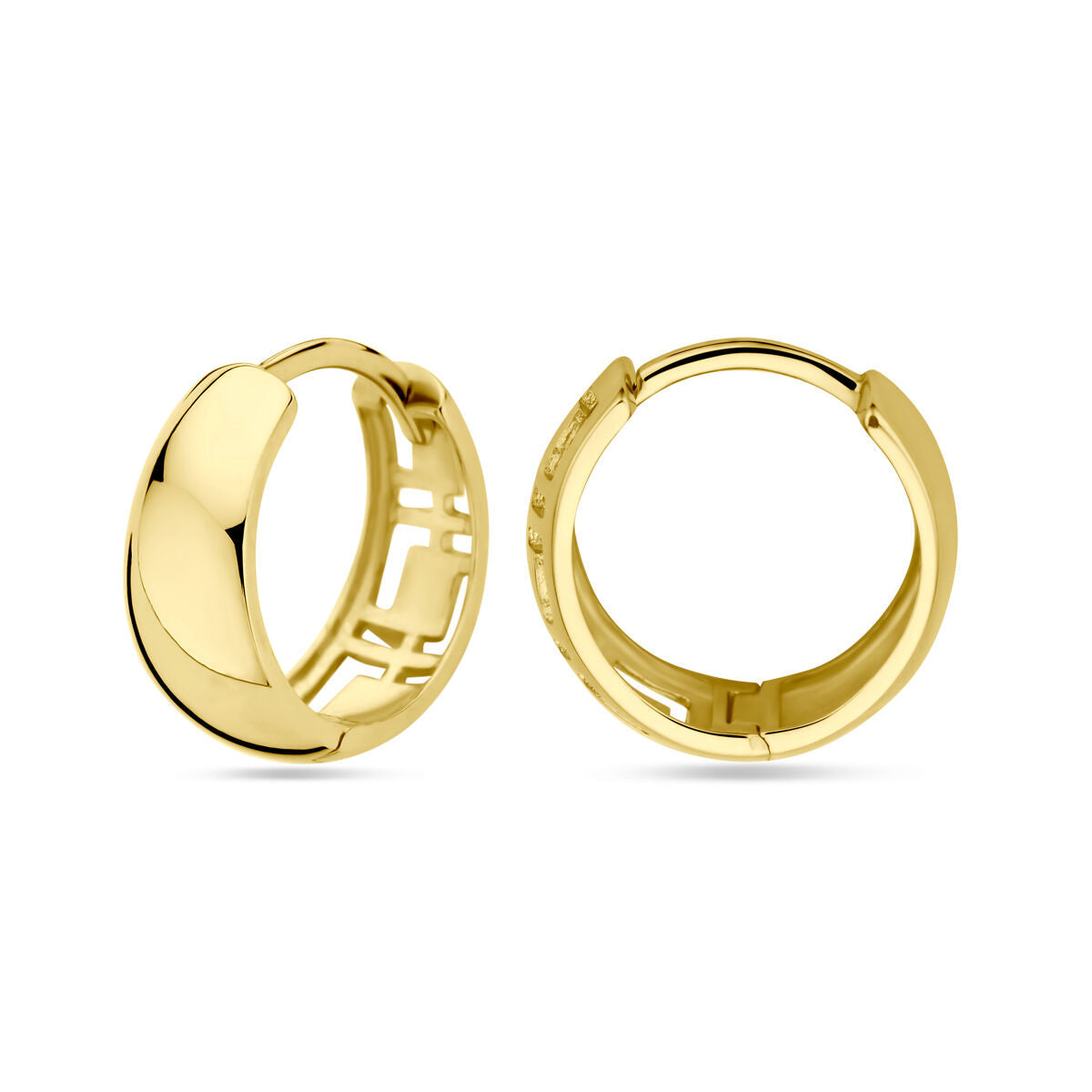 Creolen 13 mm 14K Gelbgold