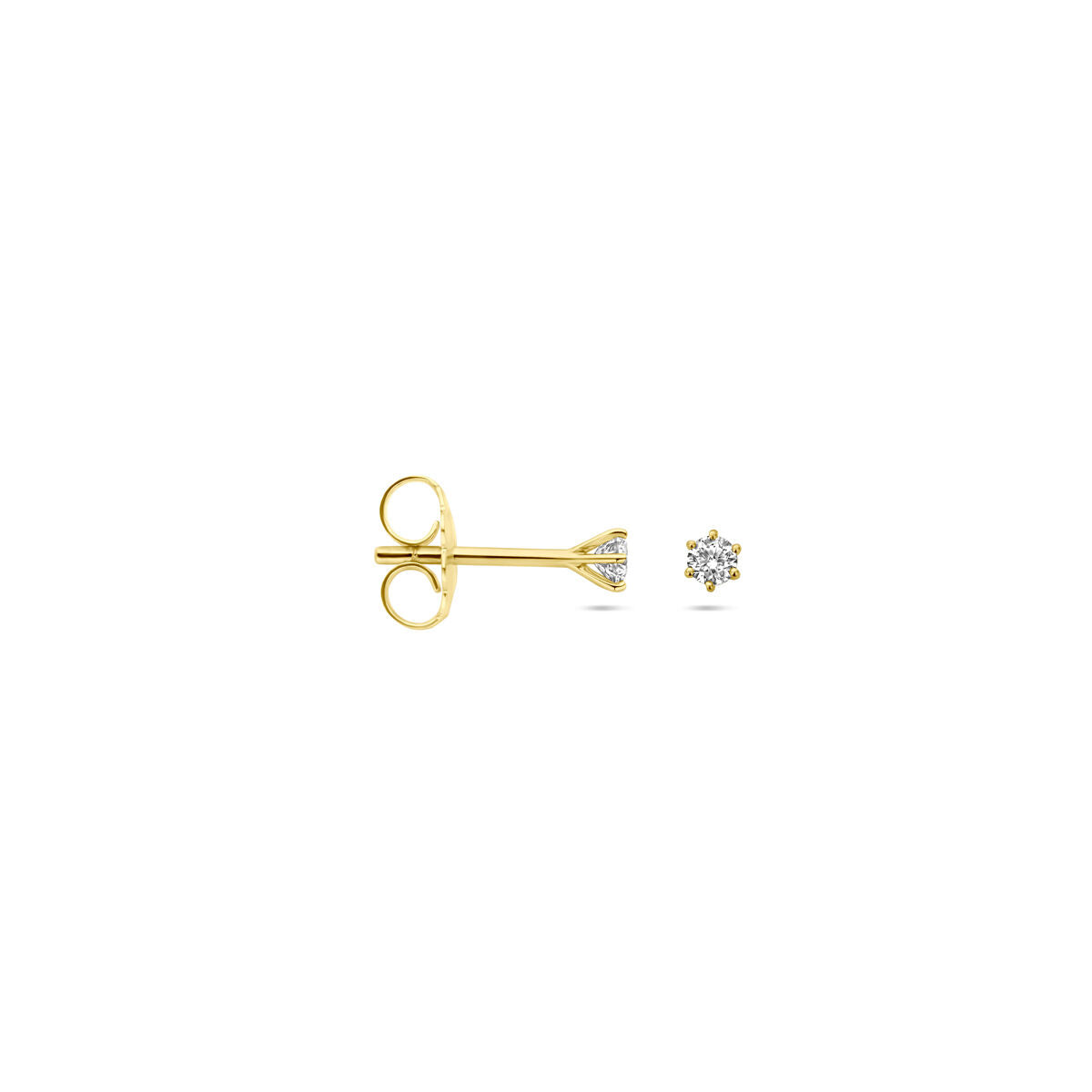 Ohrstecker Diamant H SI 14K Gelbgold