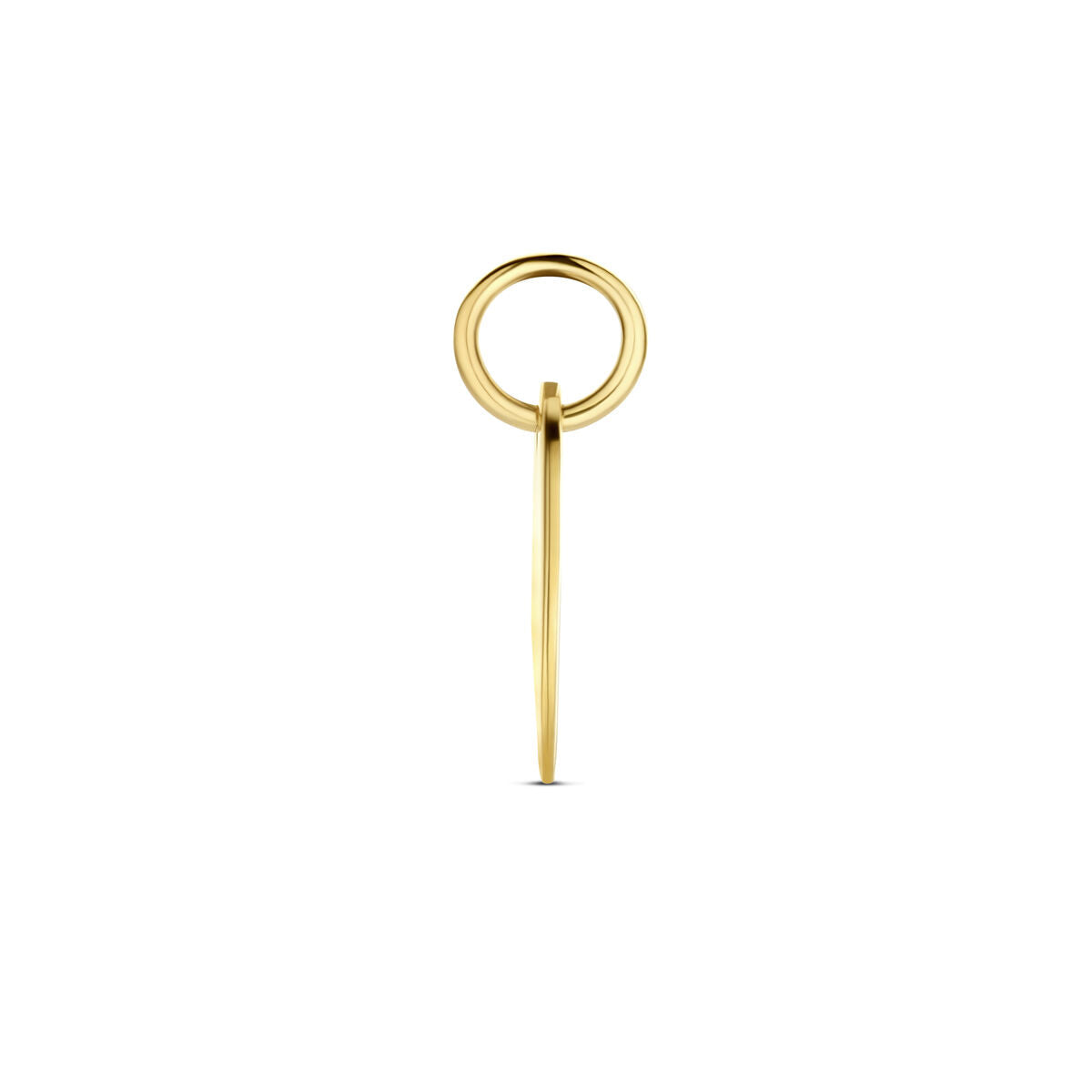 Gravuranhänger 10 mm 14K Gelbgold