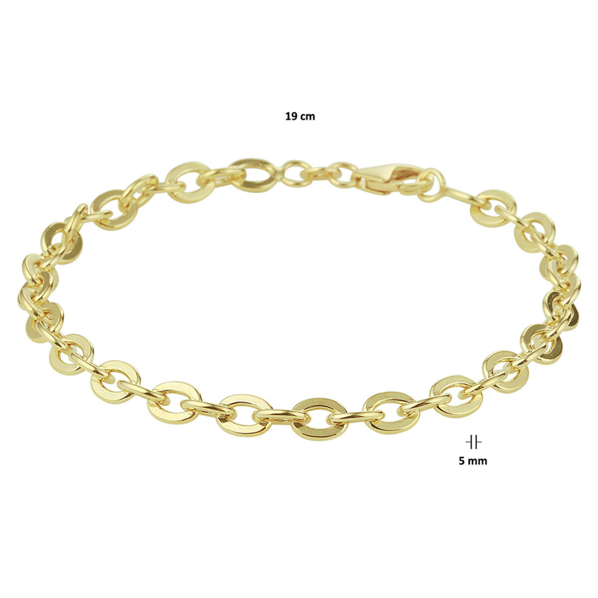 Anker 5,0 mm Zilgold (Gelbgold mit Silberkern)