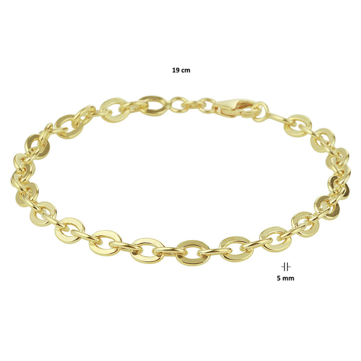 Anker 5,0 mm Zilgold (Gelbgold mit Silberkern)