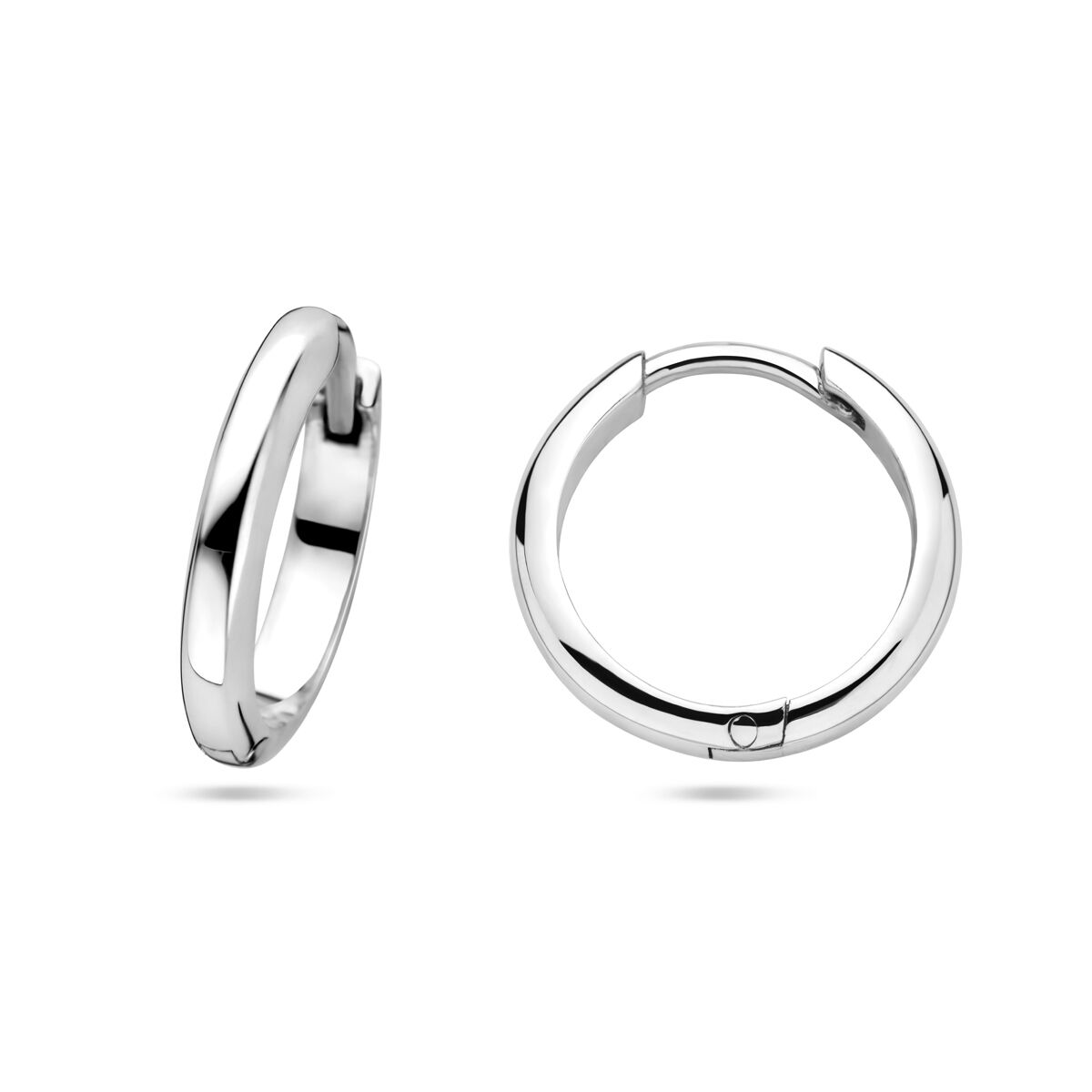 Ohrhänger 3,0 mm Halbkreisrohr Silber rhodiniert