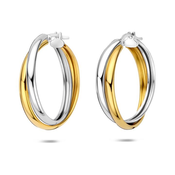 oorringen zilver verguld