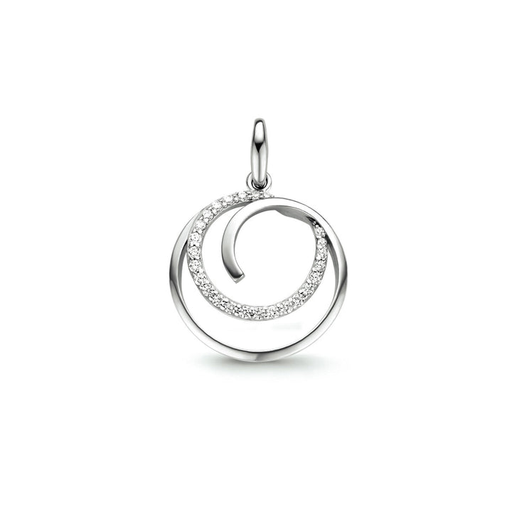 Anhänger Zirkonia Silber rhodiniert